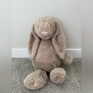 Biiiiiig Jellycat Beige Bunny